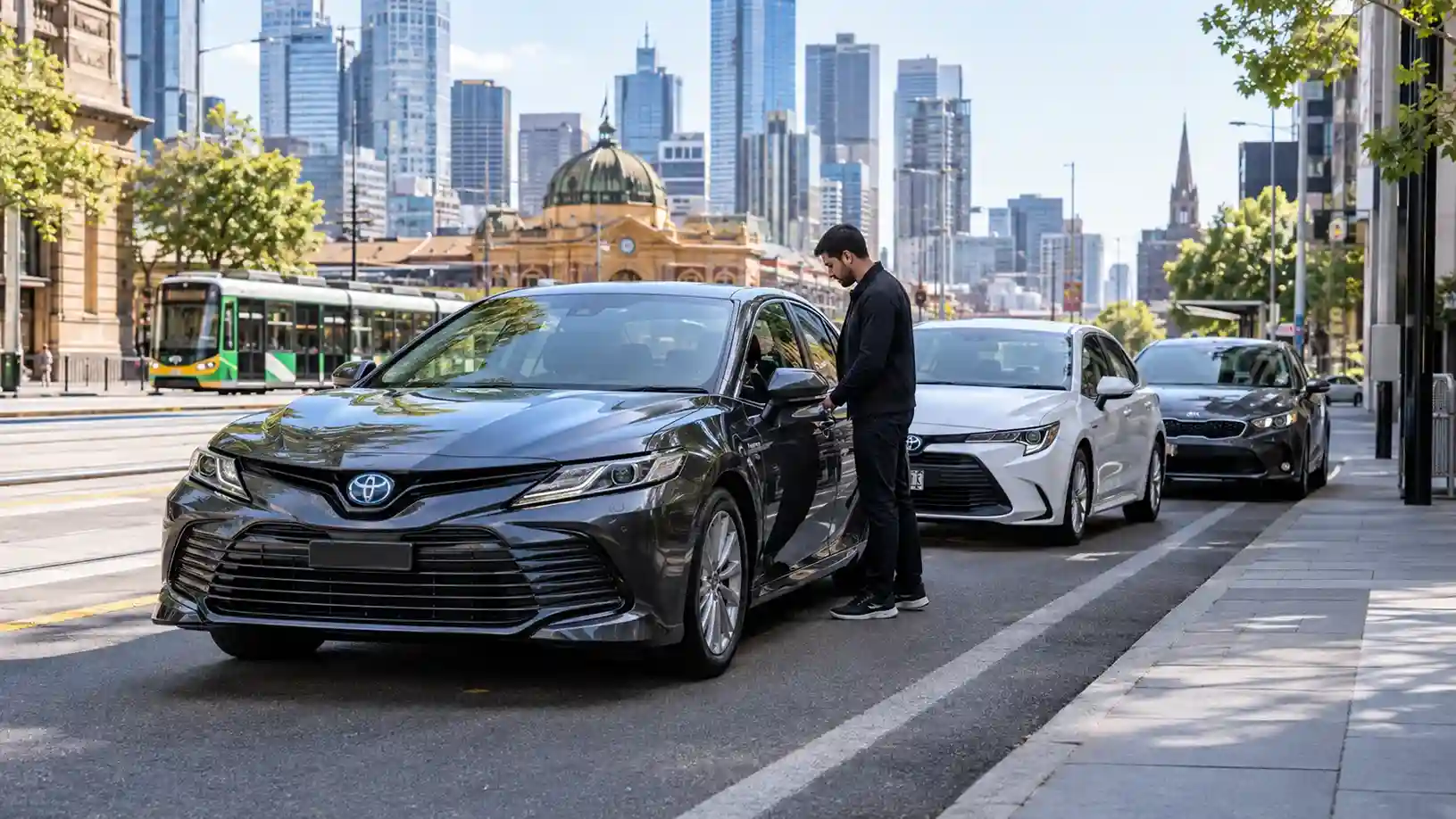 Uber vehicle requirements Victoria with Camry and Corolla Hybrid rideshare cars in Melbourne